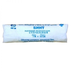 Бинт стер. 7 м х 14 см Бинт стер. 7 м х 14 см