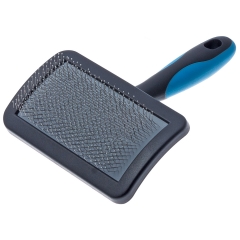 Пуходерка DeLIGHT пластик с каплей средняя Пуходерка DeLIGHT пластик с каплей средняя