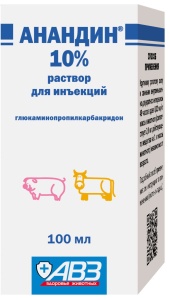 Анандин 10%, 100мл инъекционный Анандин 10%, 100мл инъекционный