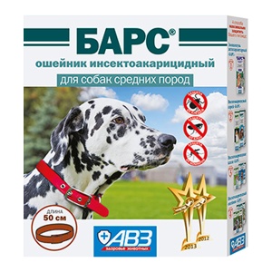 Ошейник Барс д/собак средних пород Ошейник Барс д/собак средних пород