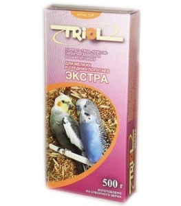 Триол Standard д/попуг. Экстра мелк.,сред., 500 г (коробка) Триол Standard д/попуг. Экстра мелк.,сред., 500 г (коробка)