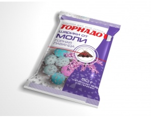 Торнадо Шарики от моли Лаванда, 50 г Торнадо Шарики от моли Лаванда, 50 г