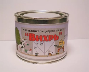 Вихрь, 200 г (шашка инсекто-акарицидная) Вихрь, 200 г (шашка инсекто-акарицидная)