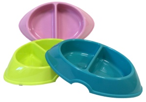 Миска овальная двойная д/к 2*0.2 л Зооэкспрсс Миска овальная двойная д/к 2*0.2 л Зооэкспрсс