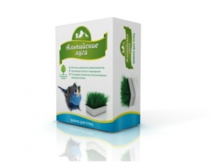 Травка для птиц Альпийские луга (лоток) Травка для птиц Альпийские луга (лоток)