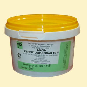 Стрептоцидовая мазь, 200 г Стрептоцидовая мазь, 200 г