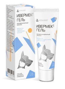 Ивермек-гель, 30 мл (туба) pet Ивермек-гель, 30 мл (туба) pet
