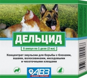 Дельцид. 2 мл, 5 ампул д/кошек и собак Дельцид. 2 мл, 5 ампул д/кошек и собак