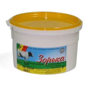 Крем д/доения "Зорька", 200г Крем д/доения "Зорька", 200г