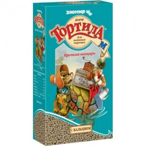 Тортила-М д/водн. черепах, 90 гр "Крепкий панцирь" с кальцием Тортила-М д/водн. черепах, 90 гр "Крепкий панцирь" с кальцием