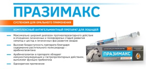 Празимакс, 6 г (паста для лошадей) Празимакс, 6 г (паста для лошадей)
