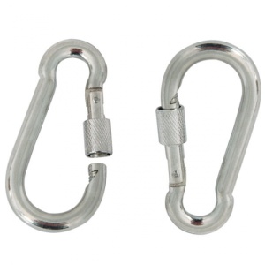 Карабин монтажный №4 с замком,4 см Карабин монтажный №4 с замком,4 см