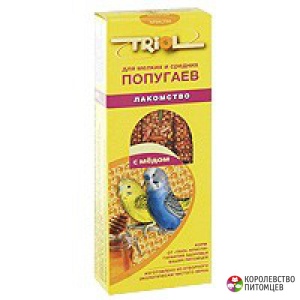 Триол Standard д/попуг мёд. мелк.и средн., 500 г (коробка) Триол Standard д/попуг мёд. мелк.и средн., 500 г (коробка)