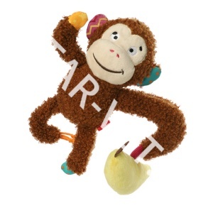 Игрушка д/собак Обезьяна с бананом 21 см GiGwi Игрушка д/собак Обезьяна с бананом 21 см GiGwi