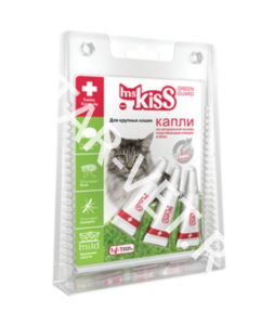 Капли репеллентные М Кисс д/крупных кошек Капли репеллентные М Кисс д/крупных кошек