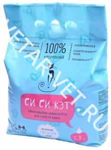 Си Си Кэт Наполнитель комкующийся 5,3л Си Си Кэт Наполнитель комкующийся 5,3л