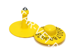 Бирка круглая желтая 27*27 с № (мапа+папа с мет. наконечником) Бирка круглая желтая 27*27 с № (мапа+папа с мет. наконечником)