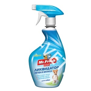 Ликвидатор пятен и запаха для собак MF Expert 3в1 500мл Ликвидатор пятен и запаха для собак MF Expert 3в1 500мл