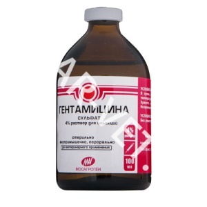 Гентамицин, 100 мл(по рецепту) Гентамицин, 100 мл(по рецепту)