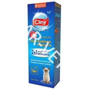 Паста для вывода шерсти 200 мл Cliny (курица) Паста для вывода шерсти 200 мл Cliny (курица)