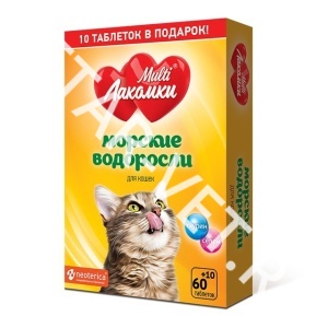МультиЛакомки Морск водор для кошек, 70 таб МультиЛакомки Морск водор для кошек, 70 таб