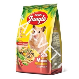 Хэппи Джангл Корм для хомяков 900г Хэппи Джангл Корм для хомяков 900г