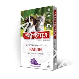 Капли от блох Чистотел-Максимум для щенков и котят Капли от блох Чистотел-Максимум для щенков и котят