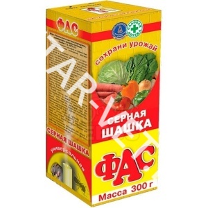 Серная шашка "ФАС" (300г) Универсальная Серная шашка "ФАС" (300г) Универсальная
