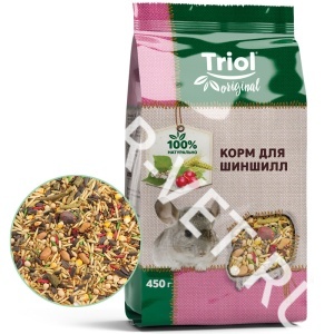Триол Original д/шиншил, 450 г (пакет) Триол Original д/шиншил, 450 г (пакет)