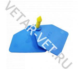 Бирка д/КРС двойная с номером под щипцы средняя СКС Бирка д/КРС двойная с номером под щипцы средняя СКС