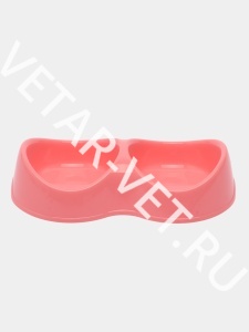 Миска Бисквит пластик двойная ,2*0,2 л Бирюзовая Triol Миска Бисквит пластик двойная ,2*0,2 л Бирюзовая Triol