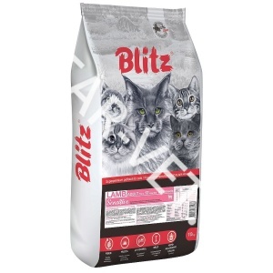 Блитц сенситив сух.корм д/взрослых кошек с ягненком.,10кг (680238) Блитц сенситив сух.корм д/взрослых кошек с ягненком.,10кг (680238)
