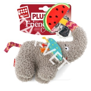 Игрушка д/собак Слоник с арбузом 19 см GiGwi Игрушка д/собак Слоник с арбузом 19 см GiGwi