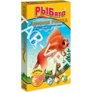 РЫБята Золотая РЫБКА ХЛОПЬЯ, 10 гр РЫБята Золотая РЫБКА ХЛОПЬЯ, 10 гр