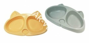 Миска Киска двойная 0,2л Зооэкспресс Миска Киска двойная 0,2л Зооэкспресс