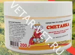 Сметанка эмульсия для вымени, 200г Сметанка эмульсия для вымени, 200г
