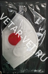 Маска-респиратор одноразовая с клапаном Маска-респиратор одноразовая с клапаном