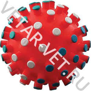 Винил. Мяч-мина большая, 12 см Зооник Винил. Мяч-мина большая, 12 см Зооник