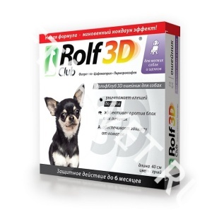 Ошейник Рольф Клуб 3D д/щен. и мелких собак Ошейник Рольф Клуб 3D д/щен. и мелких собак