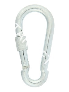 Карабин монтажный №10 с замком,10см Карабин монтажный №10 с замком,10см