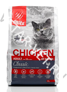 Блитц классик сух.корм д/взрослых кошек с курицей,10 кг (680207) Блитц классик сух.корм д/взрослых кошек с курицей,10 кг (680207)