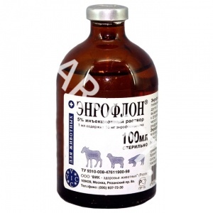 Энрофлон ин. 5%, 100 м (по рецепту) Энрофлон ин. 5%, 100 м (по рецепту)