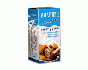 Ушные капли Анандин Плюс, 5мл Ушные капли Анандин Плюс, 5мл