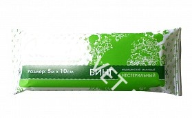 Бинт нестер. 5 м х 10 см Бинт нестер. 5 м х 10 см