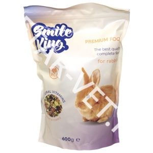Смайл Кинг корм д/кроликов Премиум 600 г Смайл Кинг корм д/кроликов Премиум 600 г