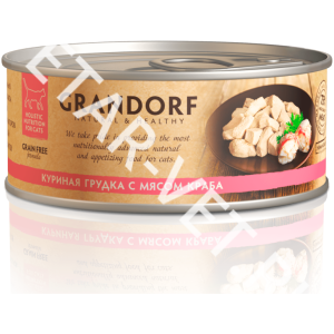 Грандорф конс.Куриная грудка с мясом краба 70 гр. Грандорф конс.Куриная грудка с мясом краба 70 гр.